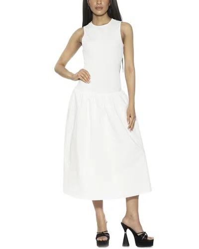 Alexia Admor Lyle A-line Dress In White