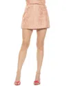 Alexia Admor Maeve Lace Miniskirt In Multi