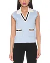 Alexia Admor Michelle Cable Knit Sweater Vest