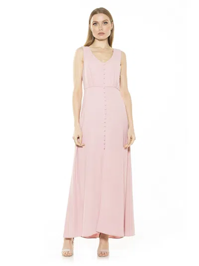 Alexia Admor Milana Maxi Dress In Gold