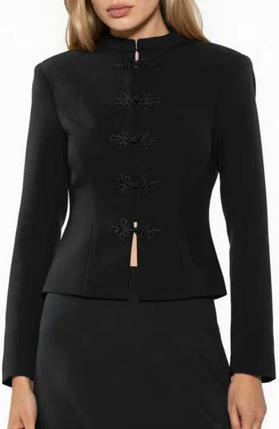Alexia Admor Moira Mandarin Collar Jacket In Black