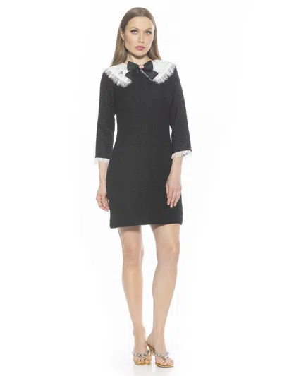 ALEXIA ADMOR MONIQUE TWEED DRESS