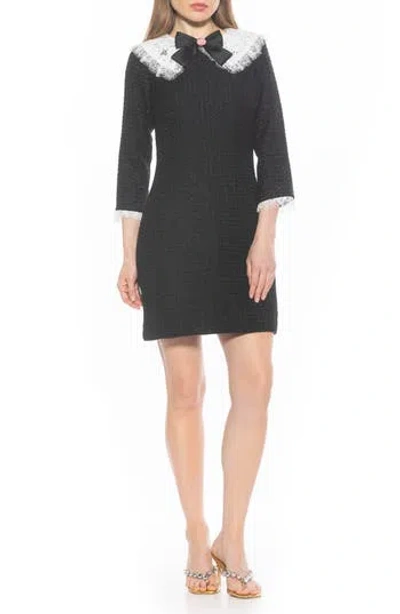 ALEXIA ADMOR ALEXIA ADMOR MONIQUE TWEED SHEATH DRESS