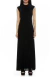 Alexia Admor Women's Nalani Cap Sleeve Maxi Sheath Dress In Black