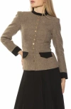 Alexia Admor Nox Herringbone Blazer In Herringbone