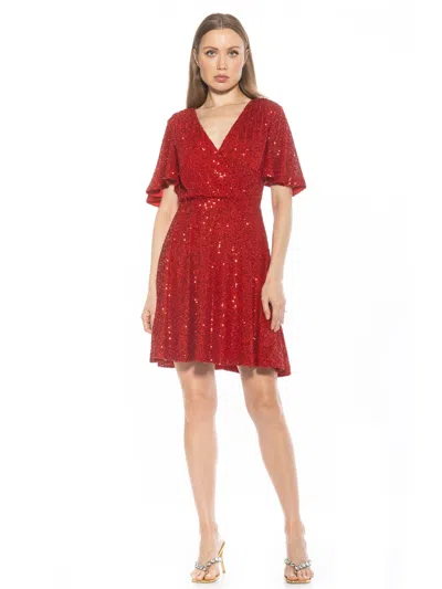 Alexia Admor Oak Dress In Red