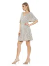 Alexia Admor Oak Dress In Silver