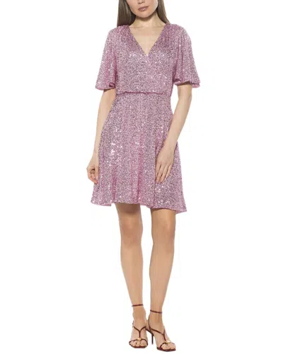 Alexia Admor Oakless A-line Dress In Purple