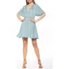 Alexia Admor Oakless Sequin Flutter Sleeve Fit & Flare Dress