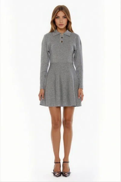 Alexia Admor Ocean Dress In Gray