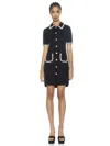 Alexia Admor Odette Knit Shirtdress In Black