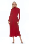 Alexia Admor Odette Dress In Burgundy