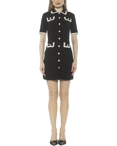 Alexia Admor Odette Shirtdress In Black