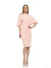 Alexia Admor Olivia Dress In Blush In Gold