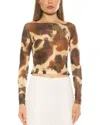 Alexia Admor Opal Sheer Mesh Top