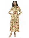 Alexia Admor Ophelia Long Sleeve Midi Dress In Multi