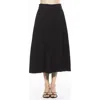 Alexia Admor Oren Pleated Midi Skirt In Black