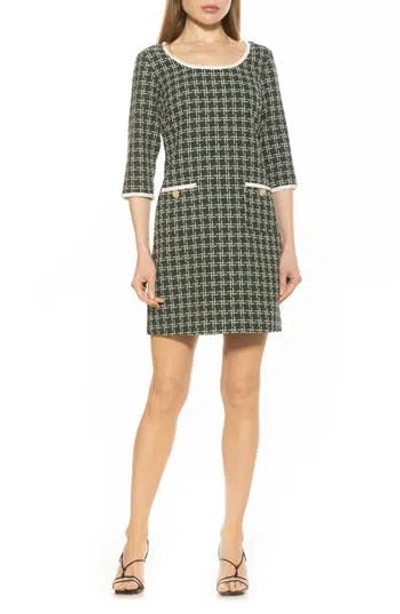 Alexia Admor Orla Dress In Green Plaid