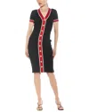 Alexia Admor Otto Shirtdress In Black