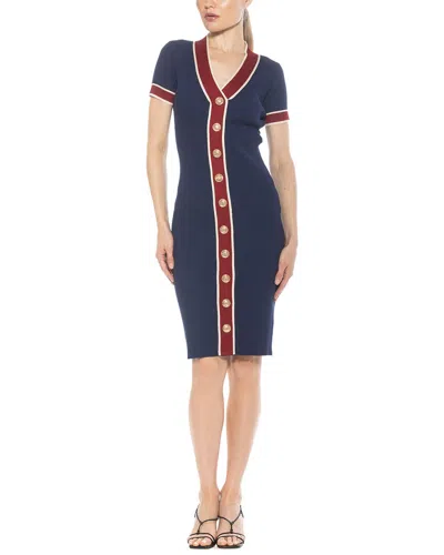 Alexia Admor Otto Shirtdress In Blue