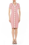 Alexia Admor Otto Knit Dress In Pink