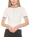 Alexia Admor Phoebe Short Sleeve Turtle Neck Sweater