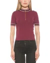 Alexia Admor Phoebe Short Sleeve Turtle Neck Sweater