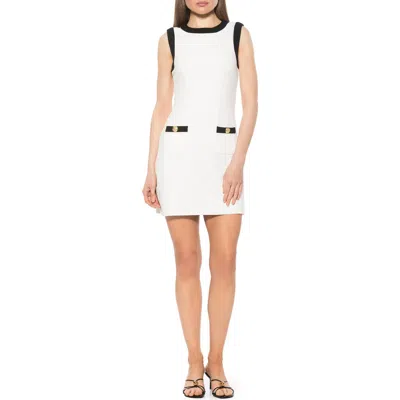 Alexia Admor Piper Sheath Dress In White