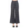 Alexia Admor Plaid Wide Leg Pants In Green Plaid