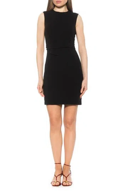 ALEXIA ADMOR ALEXIA ADMOR POLENE BOW SHEATH DRESS