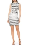 Alexia Admor Polene Bow Sheath Dress In White