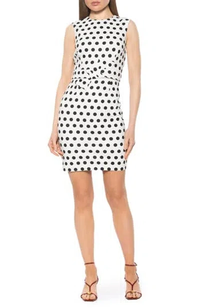 Alexia Admor Polene Bow Sheath Dress In White