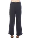 Alexia Admor Quinn Pleated Wide Leg Pants In Blue