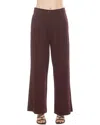 Alexia Admor Quinn Pleated Wide Leg Pants In Brown