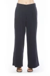 Alexia Admor Quinn Pleated Wide Leg Pants In Blue