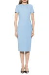 Alexia Admor Quinn Stretch Sheath Dress In Sky Blue