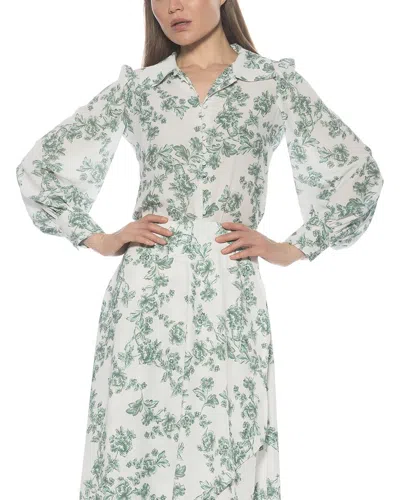 Alexia Admor Rah Blouse In Green