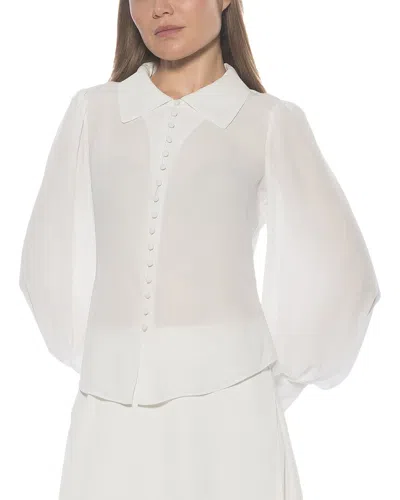 Alexia Admor Rah Blouse In White