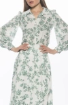 Alexia Admor Rah Covered Button-down Top In White