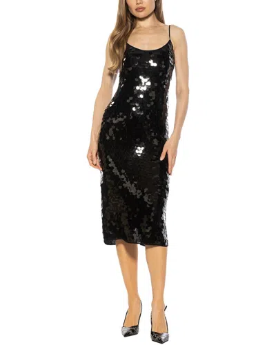 Alexia Admor Reese Sequin Sleeveless Dress In Black