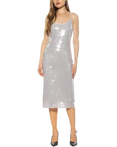 Alexia Admor Reese Sheath Dress In Silver
