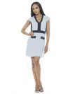 Alexia Admor Rhea Contrast Detail Knit Dress In Multi