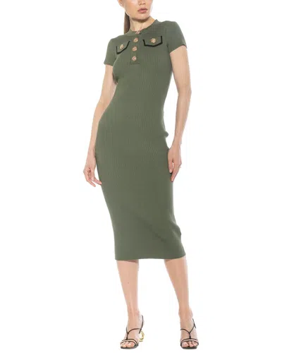 Alexia Admor Rhys Dress In Sage