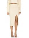 Alexia Admor Ribbed Midi Skirt In Multi
