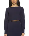 Alexia Admor Ribbed Knit Dolman Sleeve Top