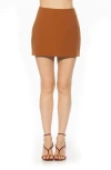 Alexia Admor Rini Miniskirt In Brown