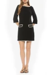 Alexia Admor River Contrast Minidress In Black