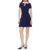 Alexia Admor Rory A-line Polo Dress In Navy