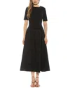 Alexia Admor Rowan Fit And Flare Dress In Black