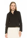 Alexia Admor Women's Roxanne Long Sleeve Shirt In Black